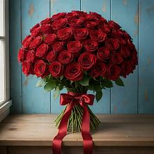 Букет Красные розы Блэк Меджик в Калининце