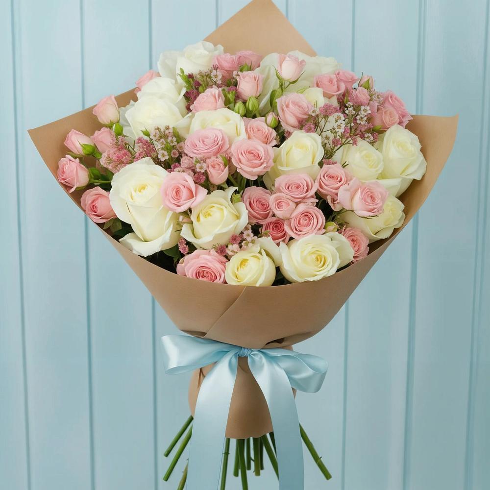 Букет цветов из: Розы в Калининце