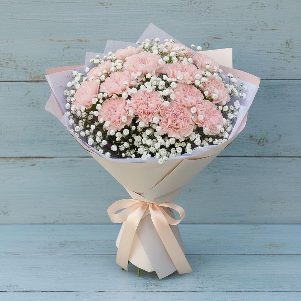 Букет цветов из: Гвоздики в Калининце