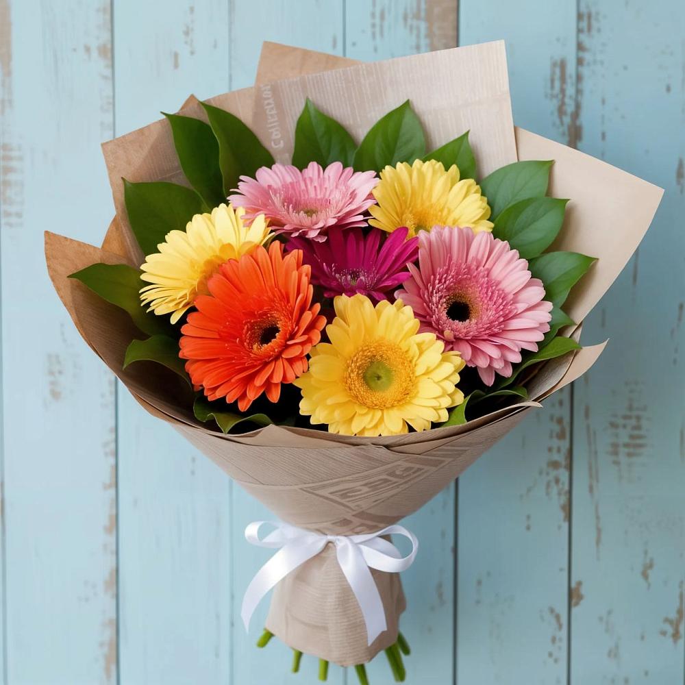 Букет цветов из: Герберы в Калининце
