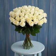 Букет 51 Белая роза Эдлесс Лав #REPLACE_PRED# Калининце