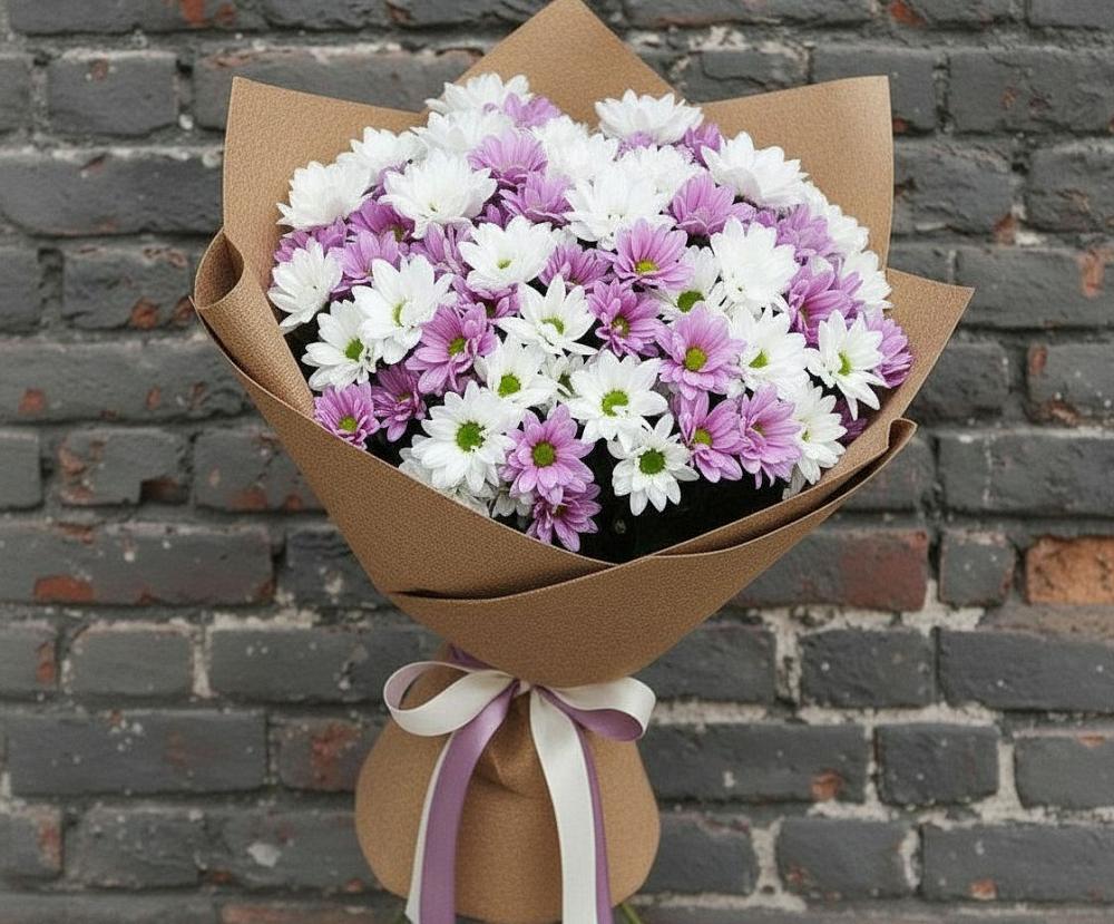 Букет цветов из: Хризантемы в Калининце