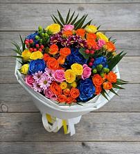 Букет цветов из:  Розы и Хризантемы в Калининце