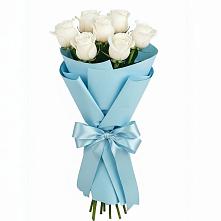 Букет 7 белых роз Проуд #REPLACE_PRED# Калининце